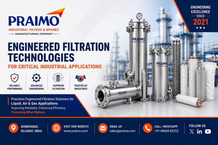 Cartridge filter housing